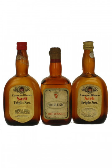 lot of  3 old Italian  Liquor Triple sec Bot.40/50/60's 75cl