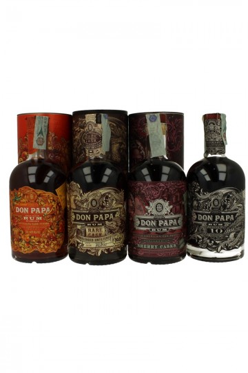 Lot of 4 Don Papa Rum 4x70cl 40% -
