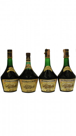 lot of 4  old Italian Liquor pedrocchino Filippi bot 50's-60's 4x75cl 40%