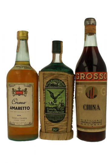lot of 6 old Italian Liquor Mixed Bot.40/50/60's 75cl
