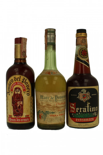 lot of  6 old Italian Liquor Mixed Bot.40/50/60's 75cl