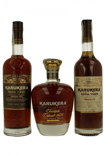 Lot of 7 Karukera  Rum 7x70cl Guadeloupe