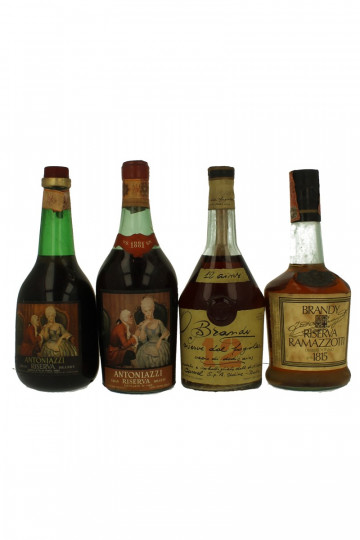 lot of 7 old Italian Brandy Mixed Bot 60's 75cl 40%