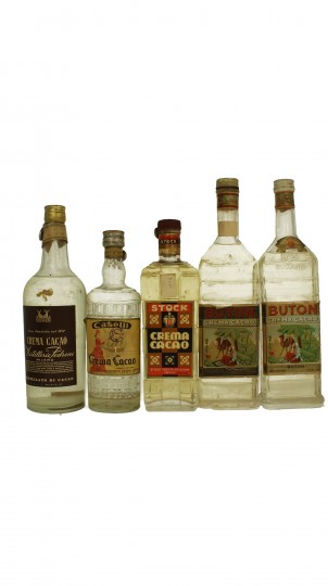 lot of 7 old Italian Liquor Stock and Buton bot 50's-60's 7x75cl 40%