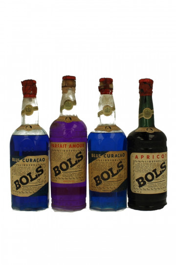 lot of  7  old  Liquor Bols Bot in the 40-50-60's 75cl