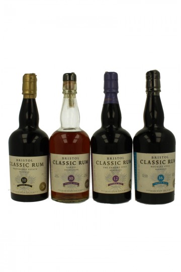 Lot of 8 bottles Bristol  Classic Rum 8x70cl