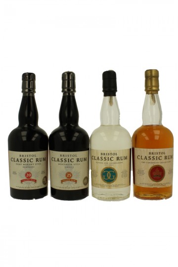 Lot of 8 bottles Bristol  Classic Rum 8x70cl
