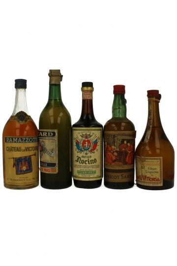 lot of  8 old European  Liquor Mixed Bot.40/50/60's 75cl