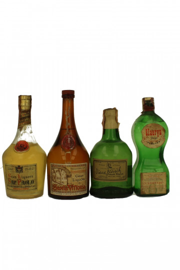 lot of  8 old Liquor Bot.40/50/60's 75cl