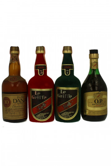 lot of 9 old Liquor Bot.40/50/60's 75cl