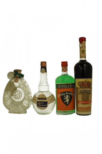 lot of  9  old  Liquor Bot in the 40-50-60's 75cl