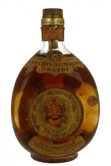 Lot of 9  Vecchia Romagna Very old Bottles BOTTLED IN THE 60'S /70'S 50-70 and 75cl 40%