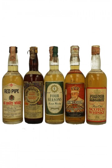 LOT OF  OLD BLENDED  Amazing drinking bottles Short Cap Bot. 60's 18x75cl IMPORTANT: FOR SHIPMENT COST ASK BEFORE PLACE ORDER