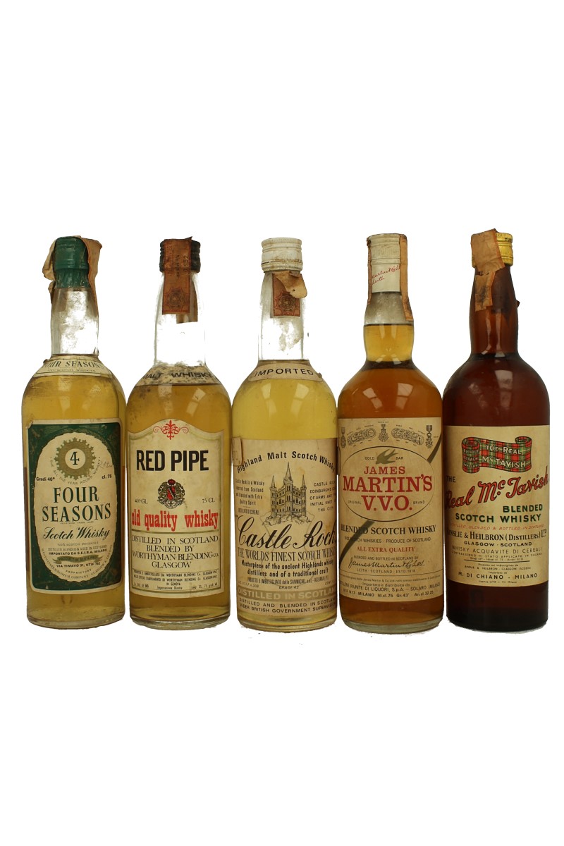 LOT OF OLD BLENDED Amazing drinking bottles Short Cap Bot. 60's 18x75cl — free download