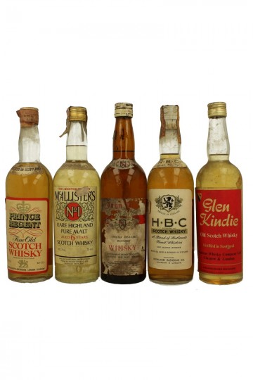 LOT OF  OLD BLENDED  Amazing drinking bottles Short Cap Bot. 60's 18x75cl IMPORTANT: FOR SHIPMENT COST ASK BEFORE PLACE ORDER