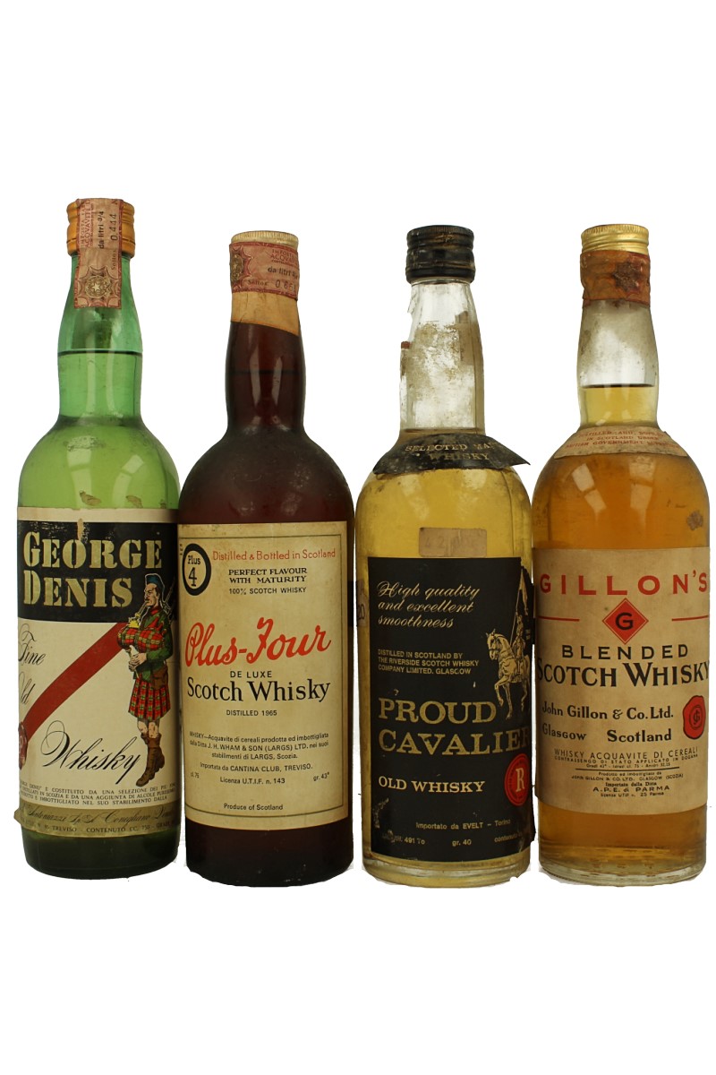 LOT OF OLD BLENDED Amazing drinking bottles Short Cap Bot. 60's 18x75cl — free download