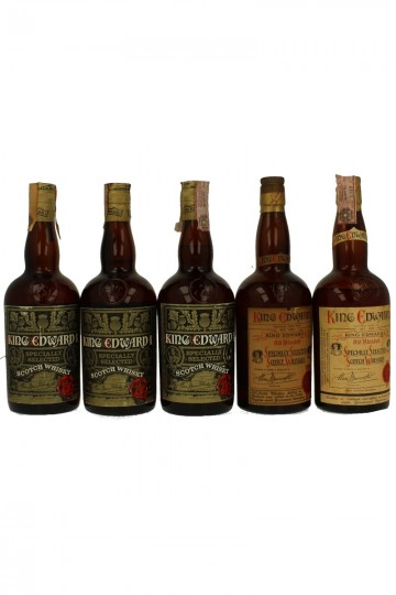 LOT OF  OLD BLENDED  King Edward I Bot. in the  60'S /70's 15x75cl IMPORTANT: FOR SHIPMENT COST ASK BEFORE PLACE ORDER