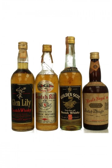 LOT OF  OLD BLENDED Short Cap  Amazing drinking bottles Bot. 60's 13X75cl IMPORTANT: FOR SHIPMENT COST ASK BEFORE PLACE ORDER