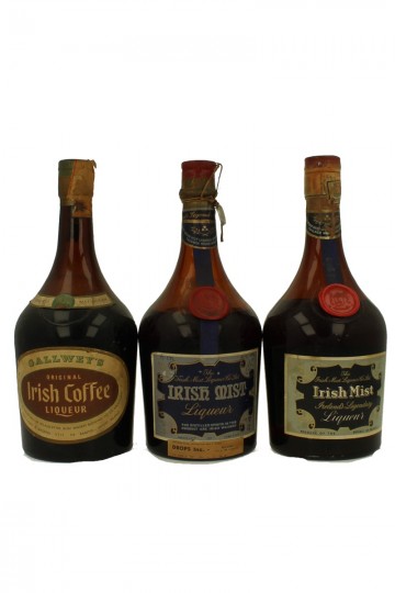 LOT OF  OLD  Irish Liquor Bot. 50/60's 5x75cl IMPORTANT: FOR SHIPMENT COST ASK BEFORE PLACE ORDER