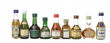 Lot old Cognac  miniature 1970  circa 16x5cl