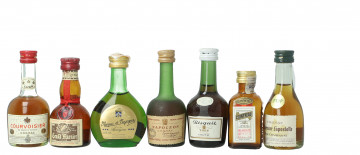 Lot old Cognac  miniature 1970  circa 16x5cl