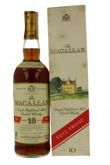 MACALLAN 10 years old Bot 80's 75cl 57% OB-FULL PROOF
