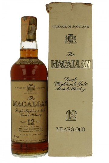 MACALLAN 12 years old - Bot.70-80's 75cl 43% OB - screw cap