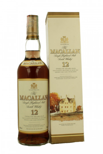 MACALLAN 12 Years Old Bot in The 90's early 2000 70cl 40% OB - Giovinetti import