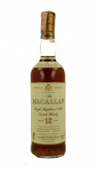 MACALLAN 12 Years Old Bottled beginning 1990's 70cl 43% OB  -