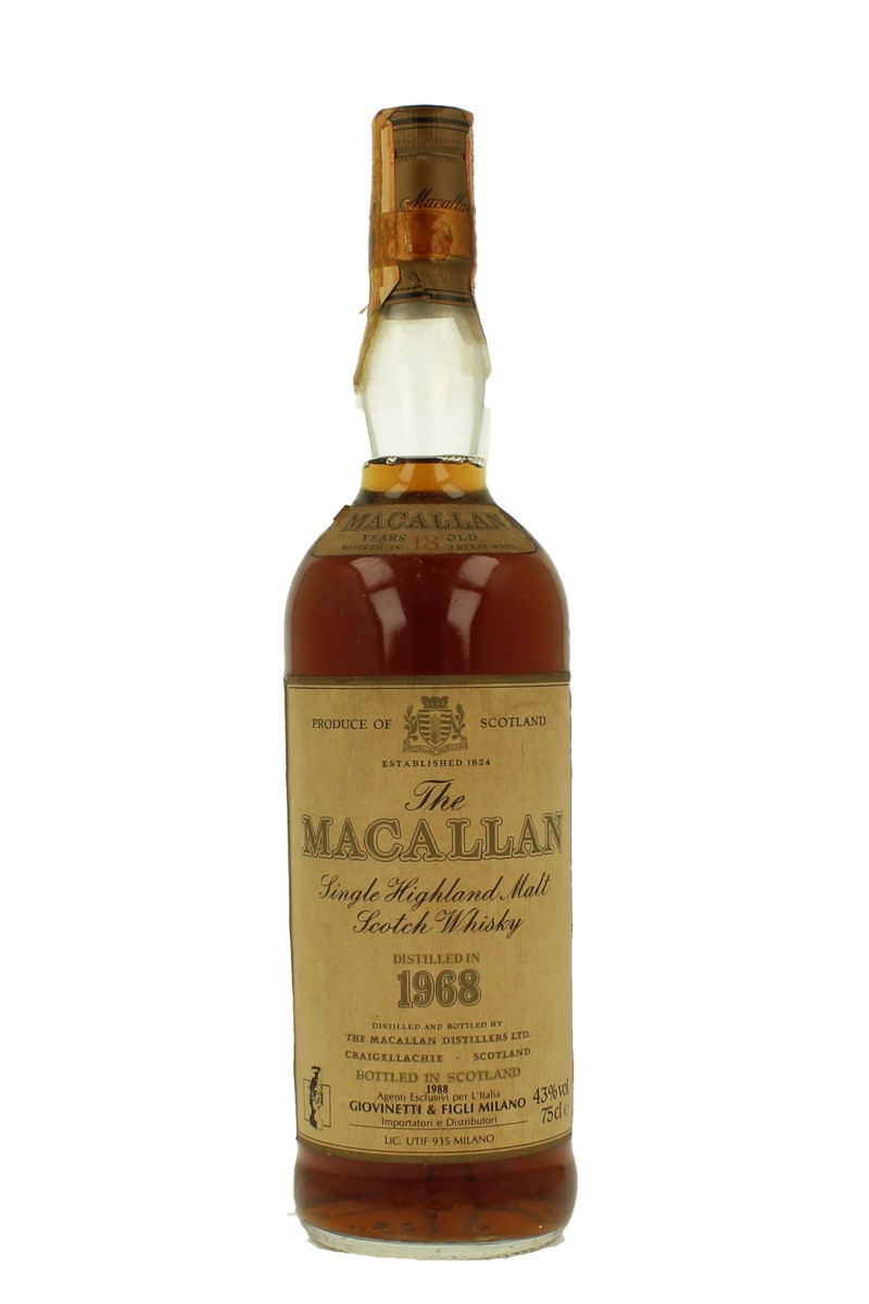 MACALLAN 18 Years old 1968 1988 75cl 43% OB - - Products - Whisky