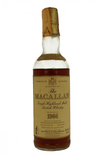 MACALLAN 18yo 1966 75cl 43% OB- VERY LOW LEVEL