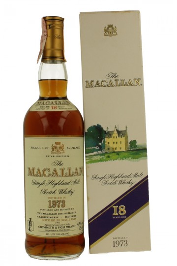 MACALLAN 18yo 1973 1991 75cl 43% OB- Giovinetti Import