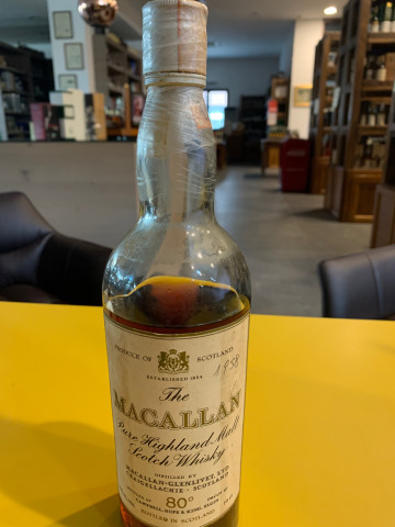 MACALLAN 1958 75cl 43% OB LOW LEVEL opened bottle