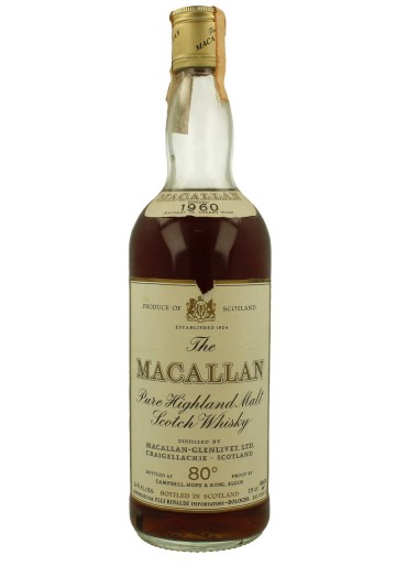 MACALLAN 1960 26 2/3 Fl. Ozs 80°Proof OB