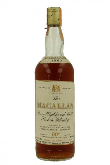 MACALLAN 1962 75cl (26 2/3oz) 46% (80 proof) - OB - Imported By Rinaldi