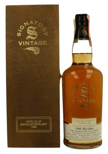 Macallan 34yo 1966 2000 75cl 50 Signatory Cask 4182 Products Whisky Antique Whisky Spirits