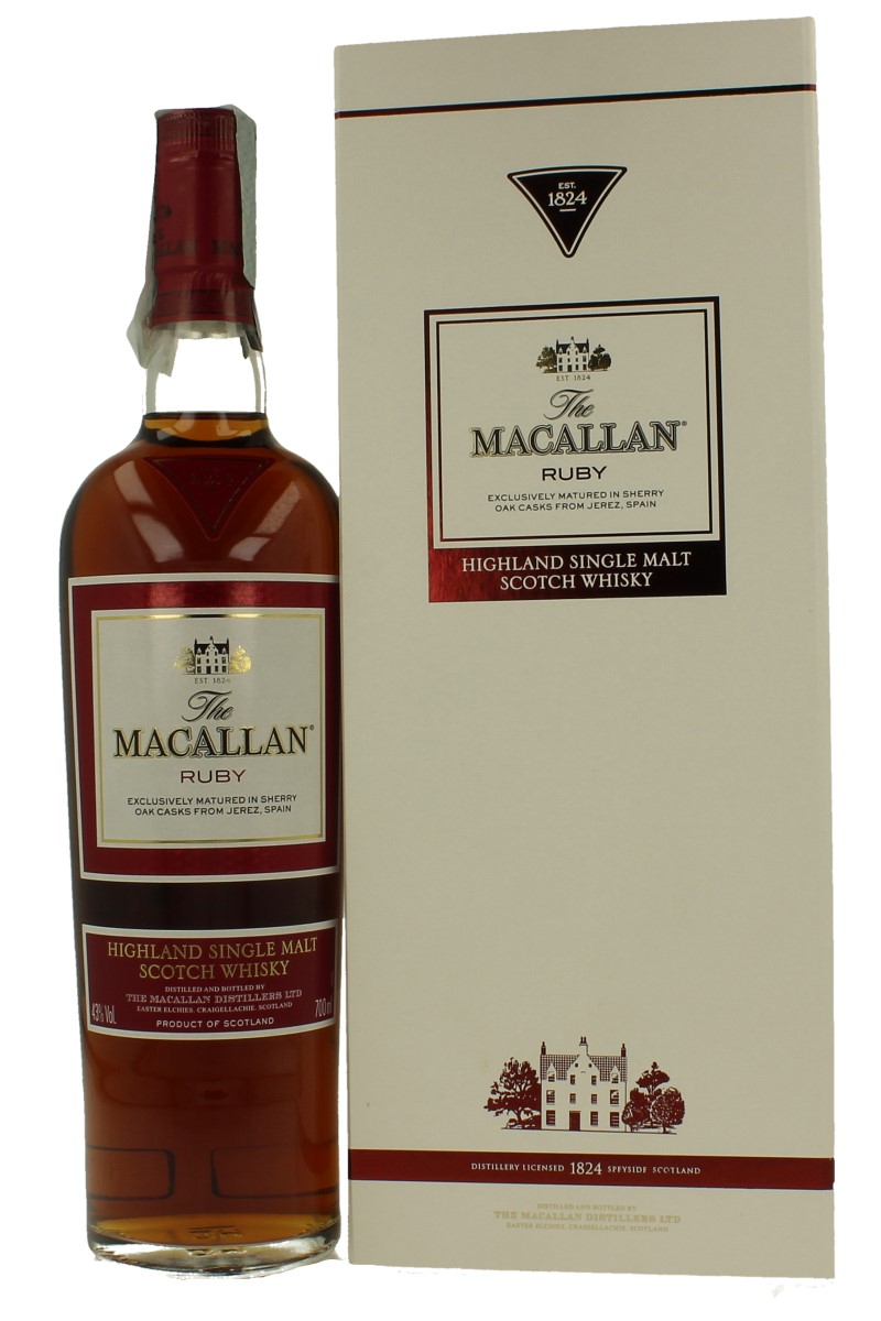 MACALLAN 70cl 43% OB- Ruby - Products - Whisky Antique, Whisky 