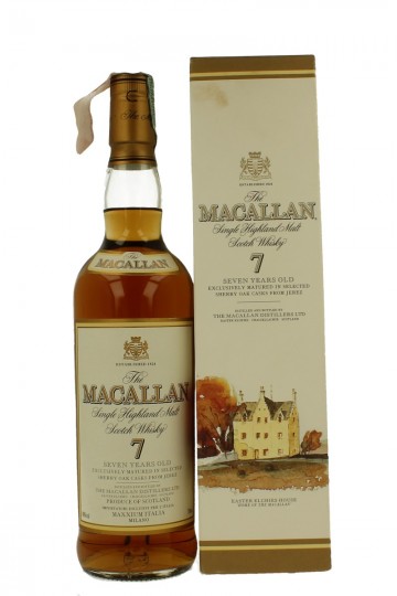 MACALLAN 7yo 70cl 40% OB- Maxxium  Import