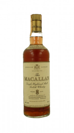 MACALLAN 8 years old - Bot.70-80's 75cl 43% OB-