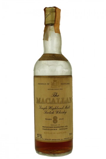 MACALLAN 8 years old - Bot.70-80's 75cl 43% OB- VERY LOW LEVEL