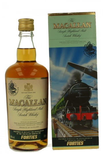 MACALLAN Bot.Late 90's early 2000 50cl 40% OB -Decades Forties