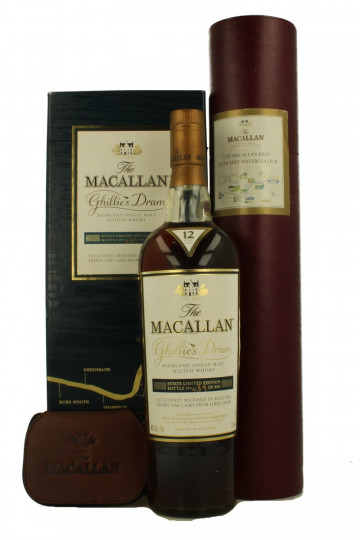 MACALLAN Ghillies Dram 12 Year Old 70cl 40% OB- With Map & Fishing Flies
