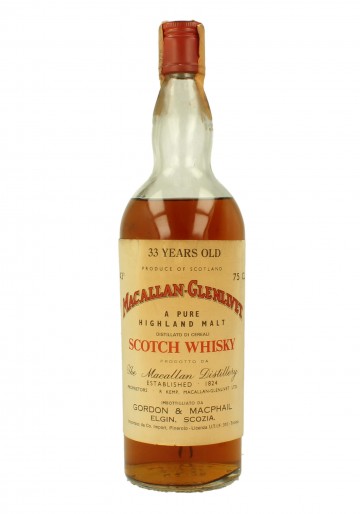Macallan Glenlivet 33yo Bot Early 70 S 75cl 43 Gordon Macphail Macallan Glenlivet 33yo Bot Early 70 S