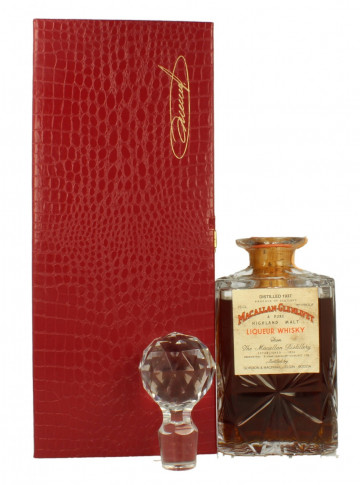 MACALLAN-Glenlivet Speyside Scotch Whisky 1937 Bot.70's 75cl 70°proof Gordon MacPhail Crystal Decanter