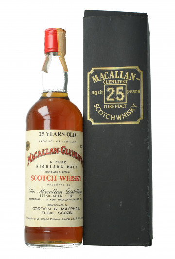 Macallan - Glenlivet Speyside  Scotch Whisky 25  year old 1980 Circa 75cl 40% Gordon MacPhail  -