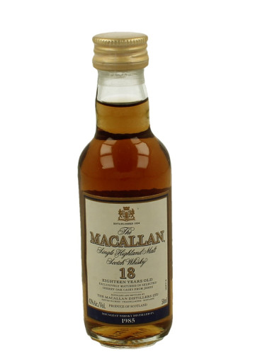 MACALLAN  miniature 18yo 1985 43% OB