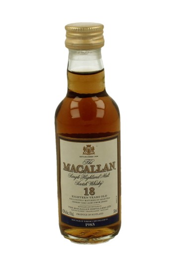 MACALLAN  miniature 18yo 1985 5cl  43% OB