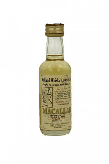 Macallan Miniature 19 Years Old 1975 1994 5cl 43% Holland Whisky association