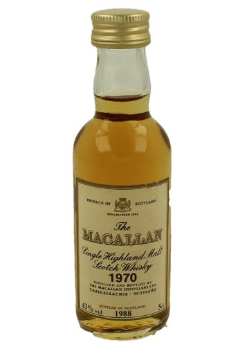 MACALLAN  miniature 1970 1988 5cl  50% OB