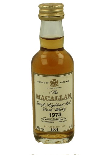 MACALLAN  miniature 1973 1991 5cl  43% OB